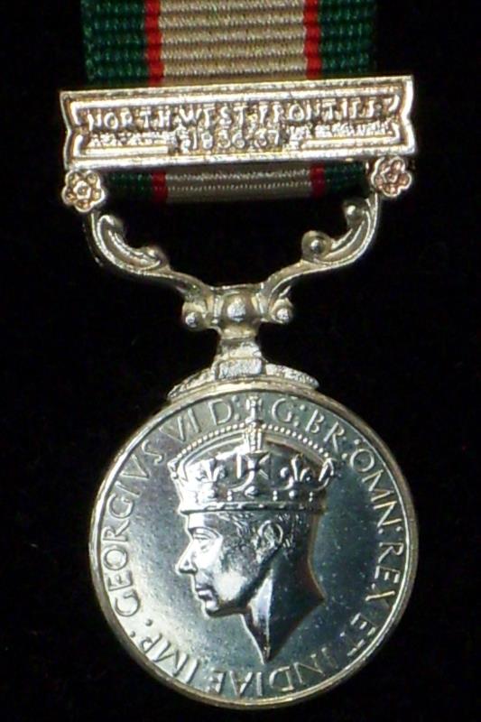 Worcestershire Medal Service: India General Service Medal - NWF 1936-37