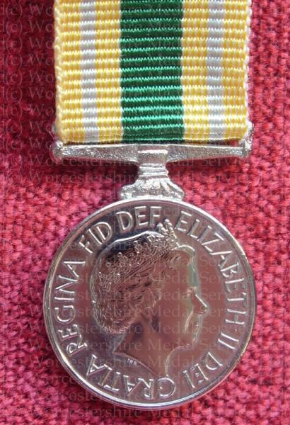 Worcestershire Medal Service: Civilian Service Medal (Afghanistan)