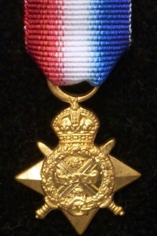1914 Star Miniature Medal
