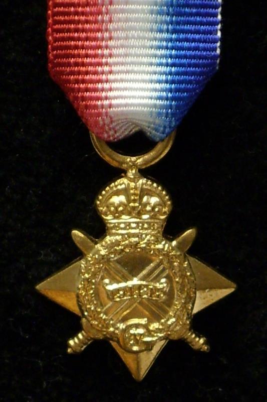 1914-15 Star Miniature Medal