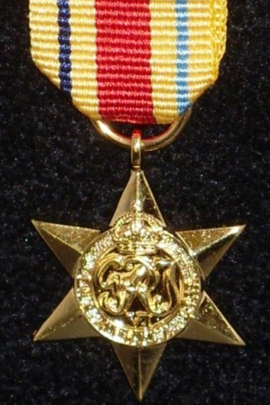 Africa Star Miniature Medal