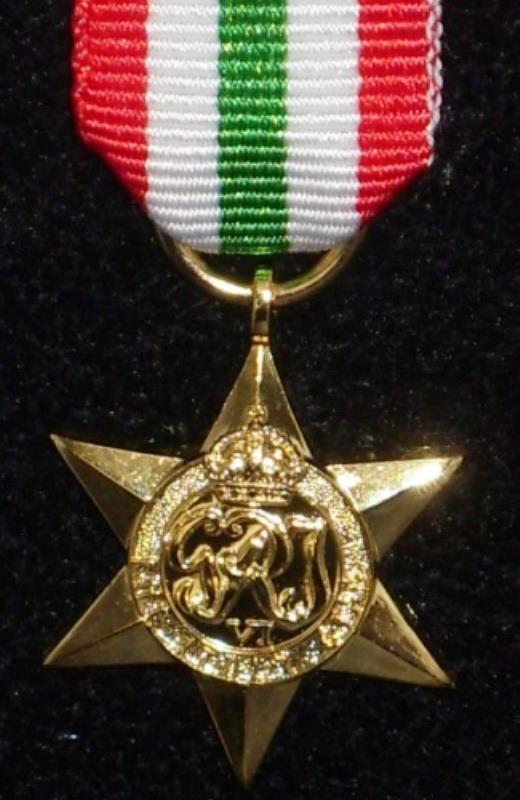 Italy Star Miniature Medal