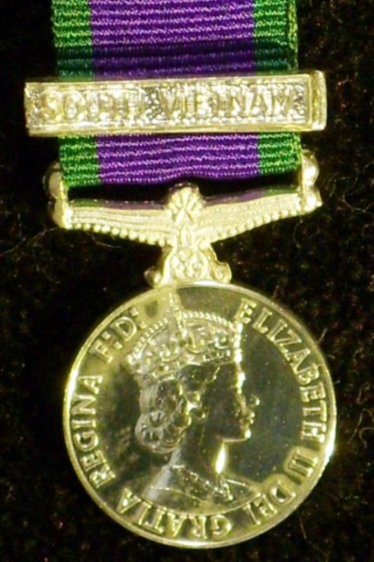 CSM with clasp South Vietnam Miniature Medal