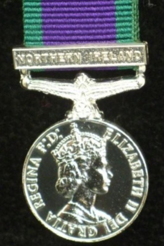 CSM with clasp Northern Ireland
