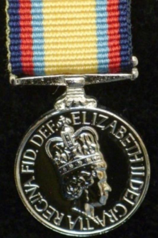 Gulf War - no bar Miniature Medal