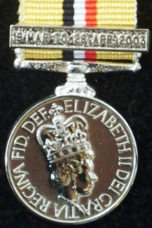 Iraq Medal (Op Telic) 19 Mar 28 Apr 2003