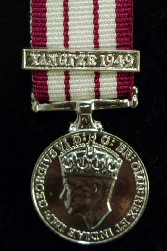 Naval GSM Yangtze 1949 Miniature Medal