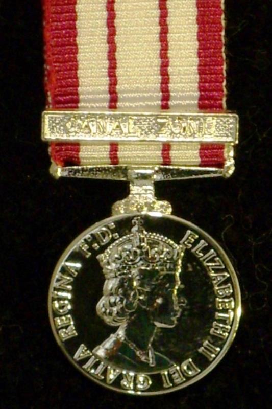 Naval GSM Canal Zone Miniature Medal