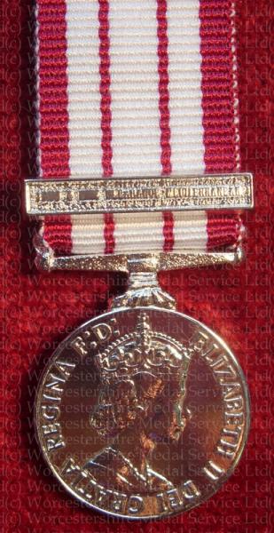 Naval GSM - Bomb & Mineclearance  Mediterranean Miniature Medal