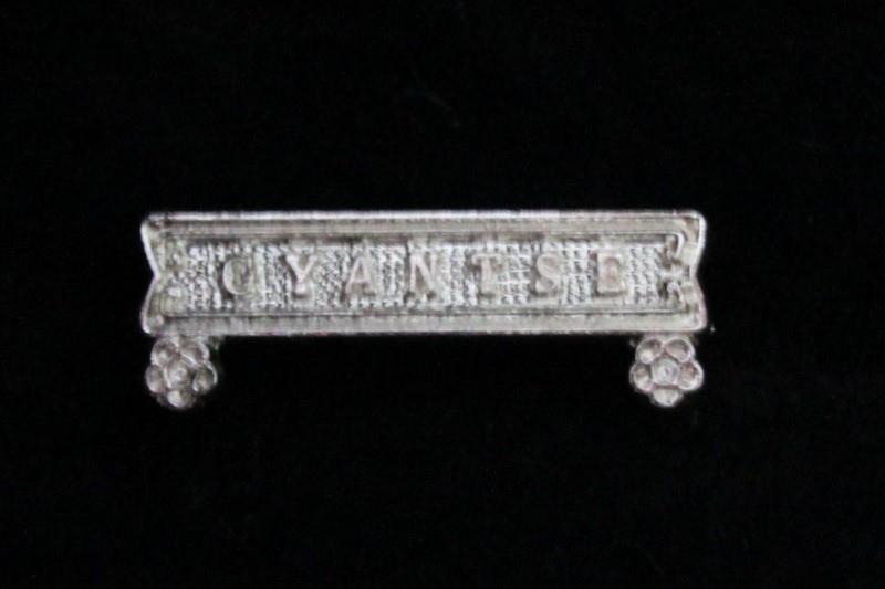 Worcestershire Medal Service: Clasp - Gyantse