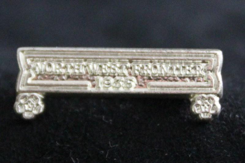 Worcestershire Medal Service: Clasp - North West Frontier 1935