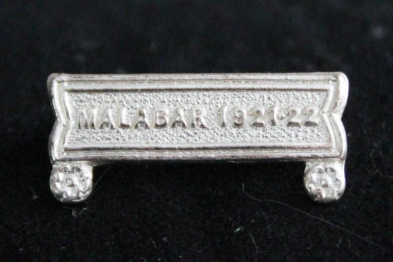 Worcestershire Medal Service: Clasp - Malabar 1921-22