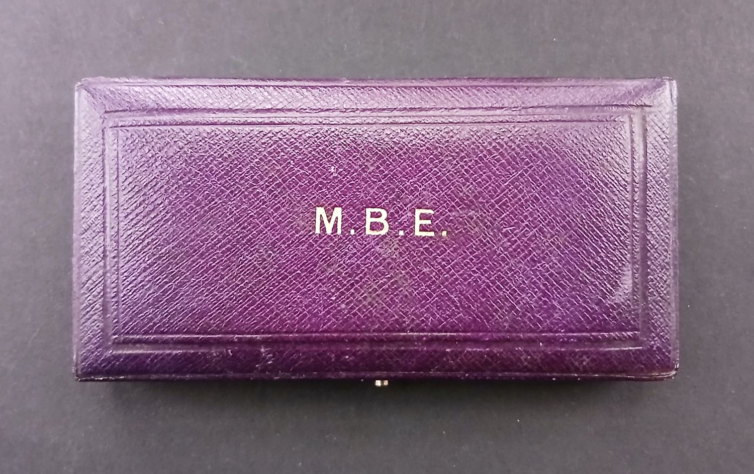 MBE 1st Type Cased hallmark 1919