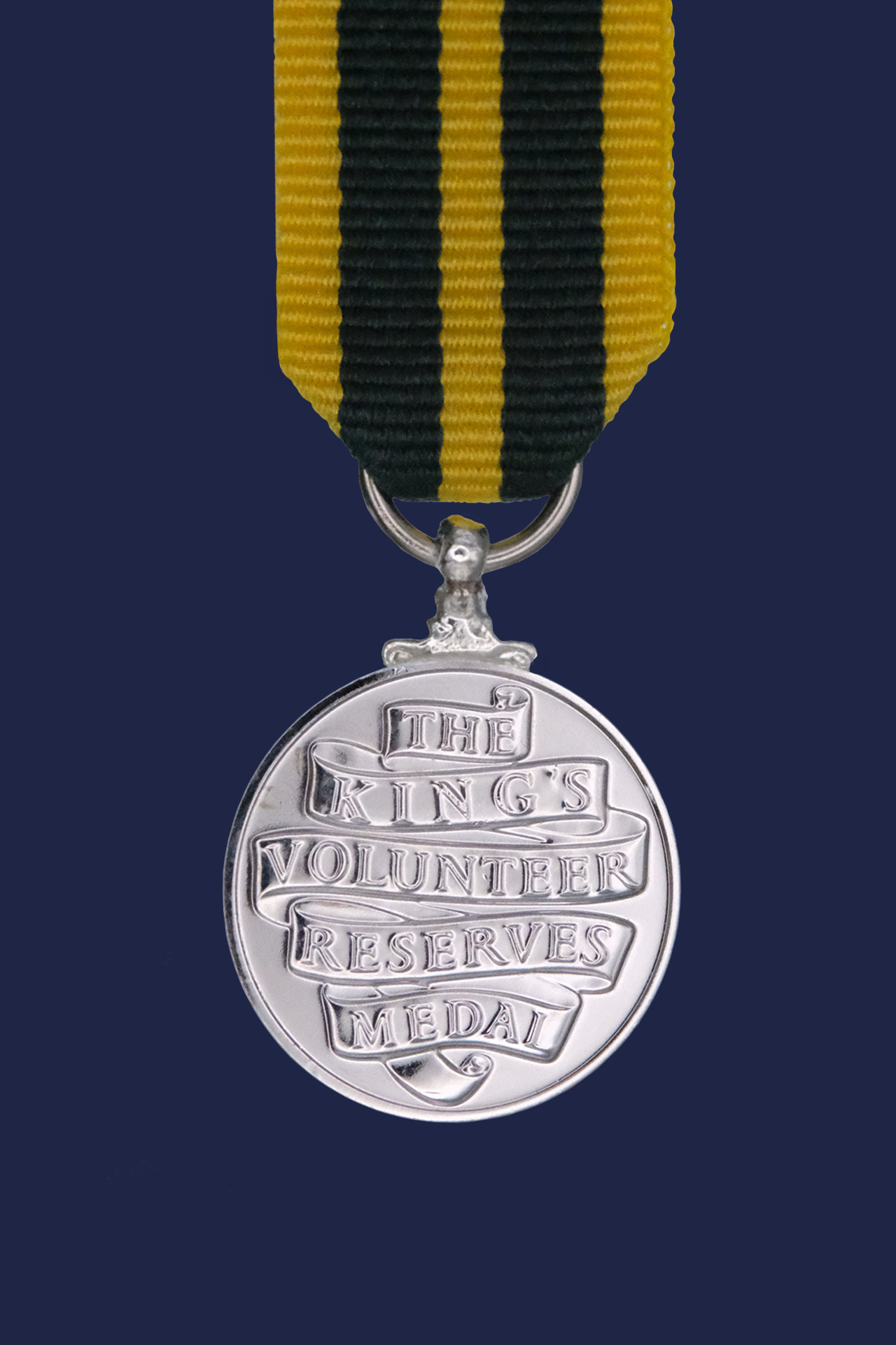 King's Volunteer Reserve Medal - CIIIR Miniature Medal