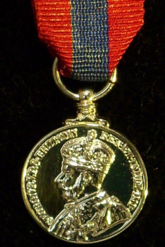 Worcestershire Medal Service: Imperial Service Medal - GV Crowned Head