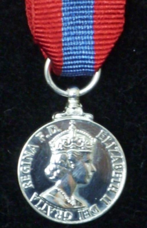 Imperial Service Medal EIIR Miniature Medal