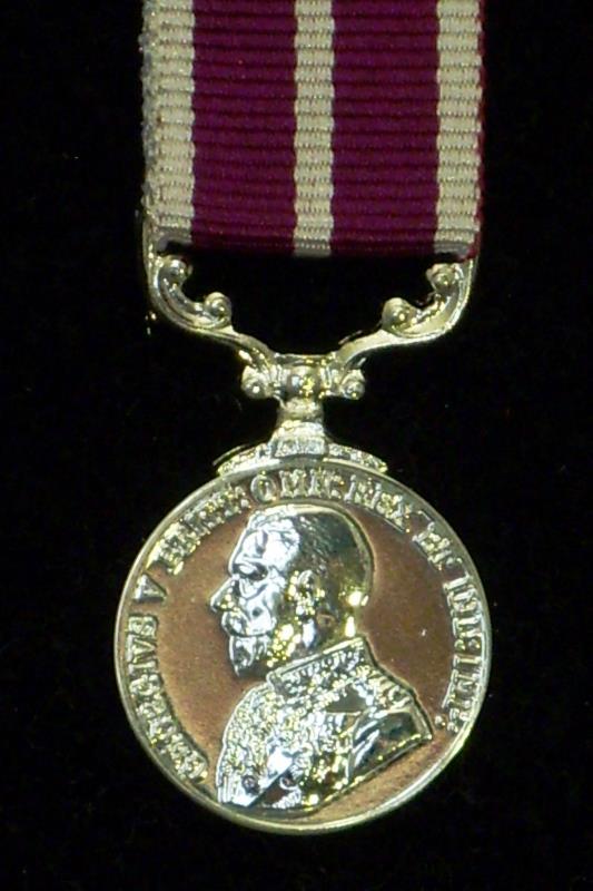 Meritorious Service Medal GV (Field Marshalls Bust) Miniature Medal