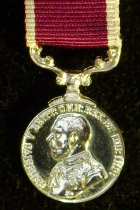 Army LSGC - GV (SCROLL) Miniature Medal