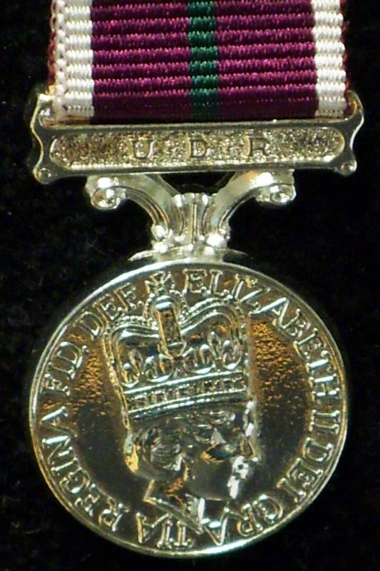 UDR L.S.G.C. (Permanent Cadre) Miniature Medal