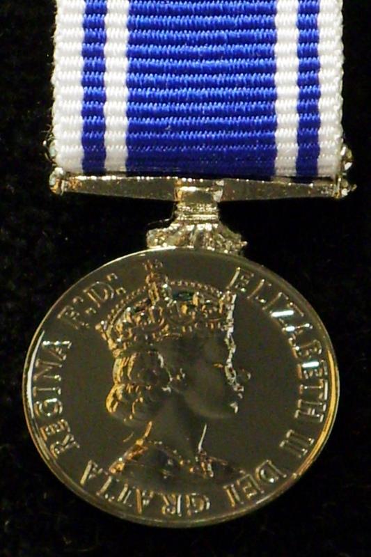 Police Long Service and Good Conduct Medal EIIR Miniature Medal