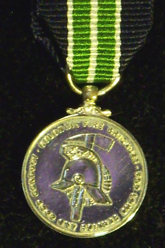 Colonial Fire Brigade Medal