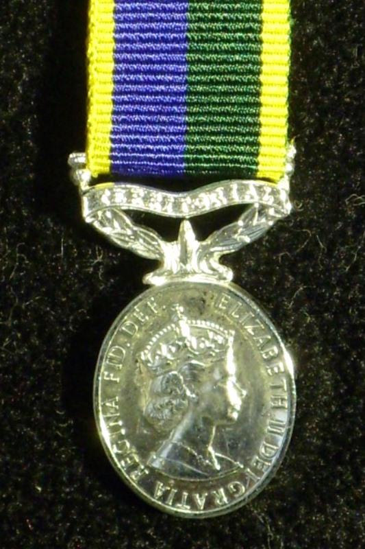 Efficiency Medal EIIR (1982) Miniature Medal