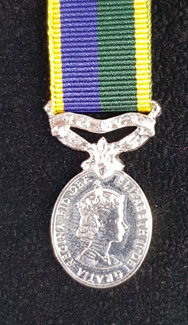 T&AVR Efficiency Medal Miniature Medal