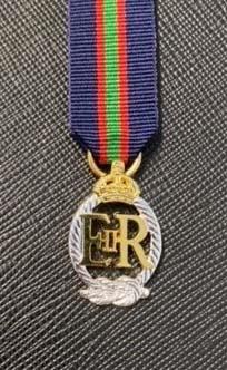 Royal Naval Volunteer Reserve Decoration EIIR Miniature Medal