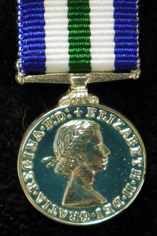 Royal Naval Reserve Long Service Medal EIIR Miniature Medal