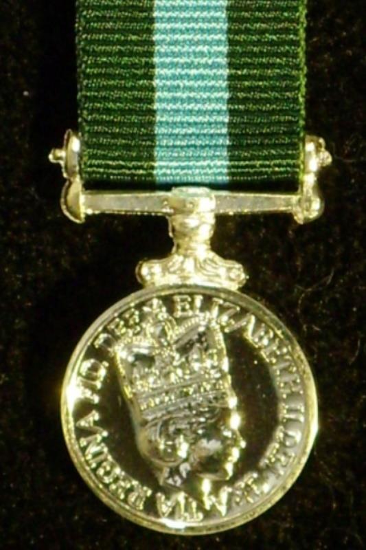 Northern Ireland Home Service Medal Miniature Medal