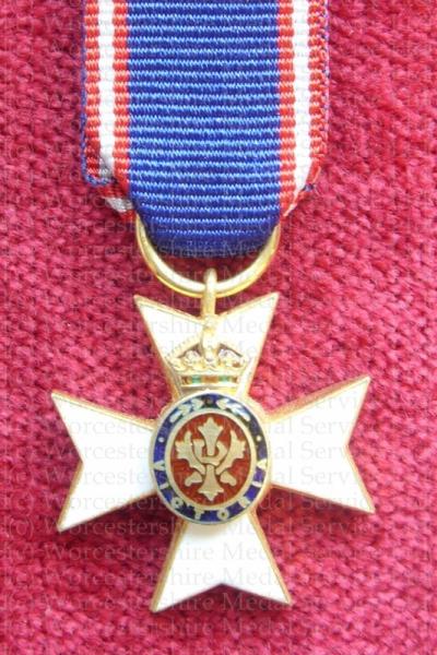 Worcestershire Medal Service: Royal Victorian Order (CVO/LVO) Sterling Silver