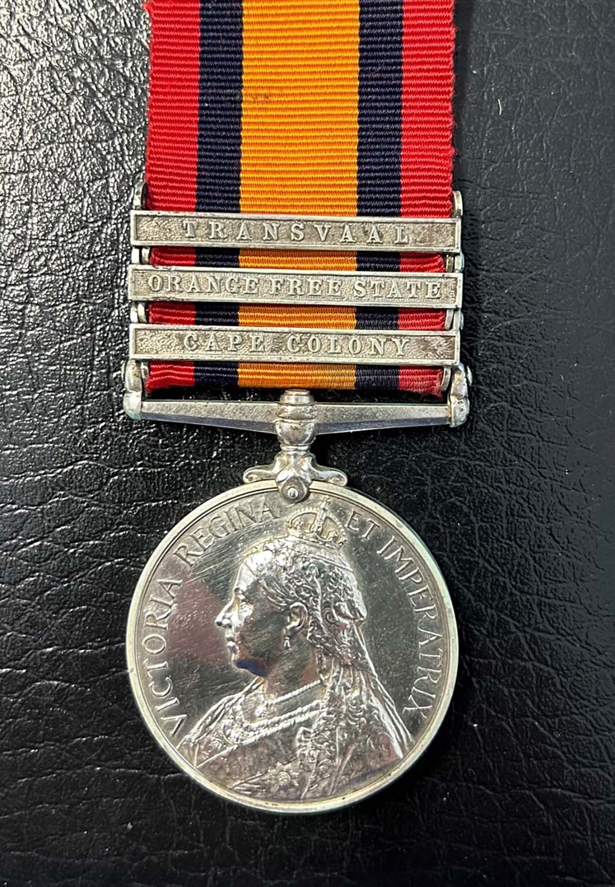 Worcestershire Medal Service: QSA, 3 clasps - Kingham - ASC