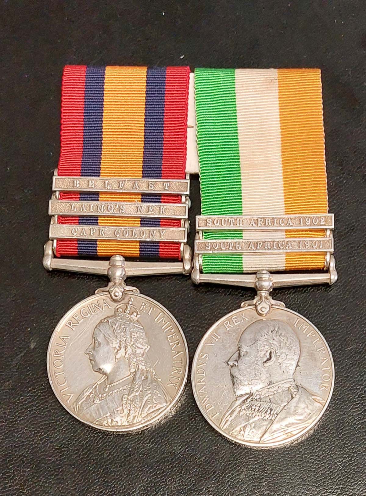 Worcestershire Medal Service: QSA/KSA - Percival - Leics
