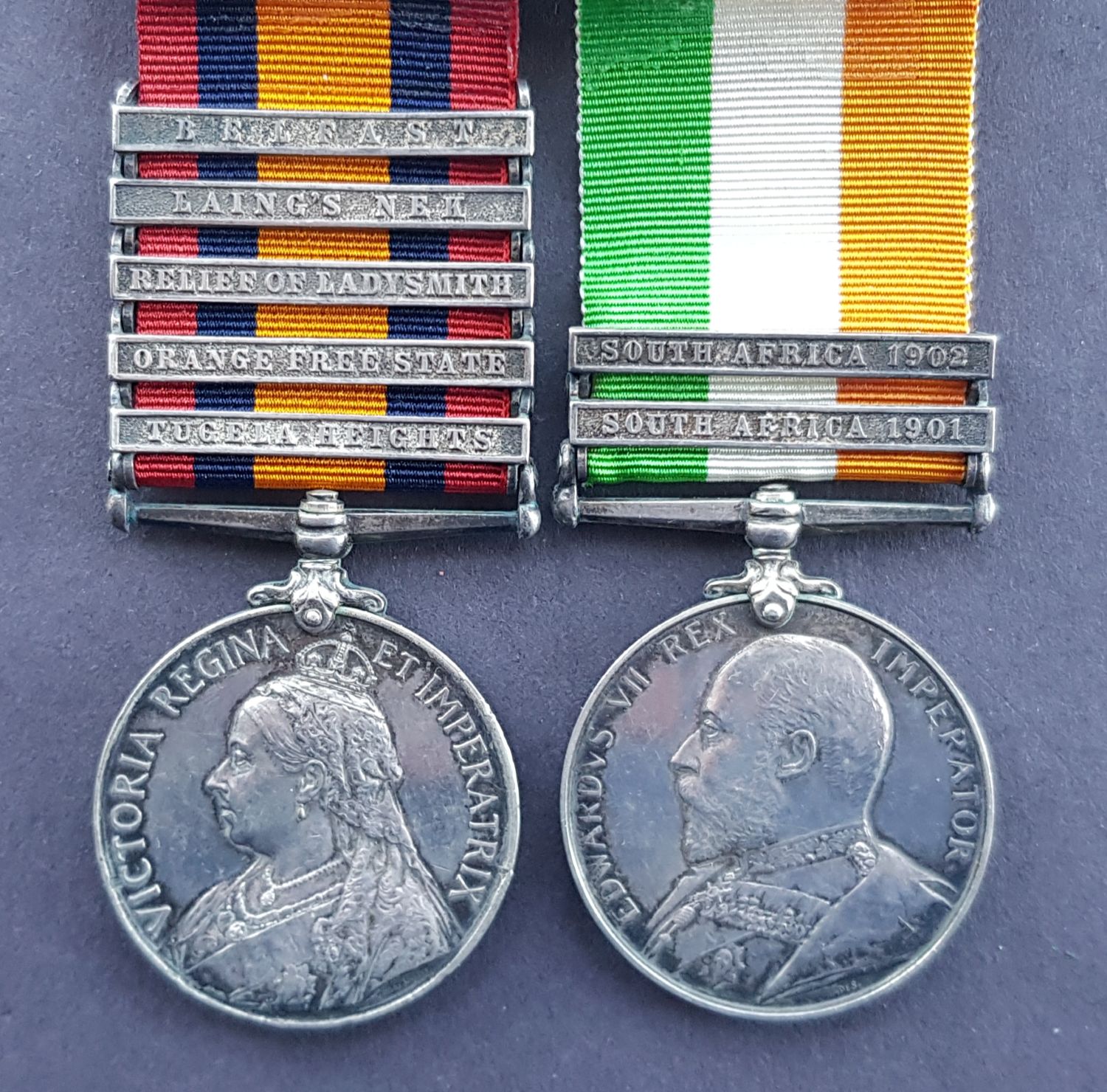 Boer War Pair - Berry - Rifle Bde