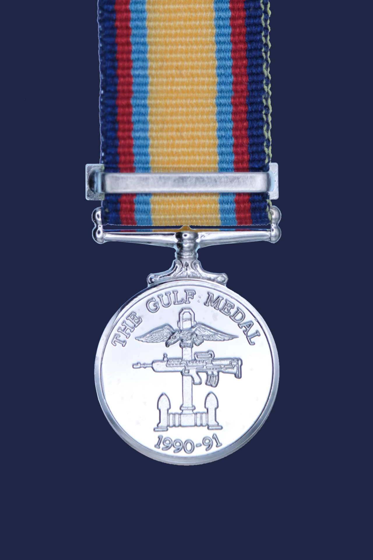 Gulf War with clasp 2nd August 1990 Miniature Medal