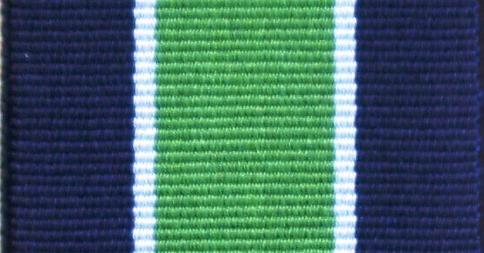 Colonial Police Long Service Medal Miniature Size Ribbon