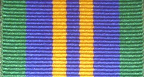 Accumulated Campaign Service Medal (2011) Miniature Size Ribbon