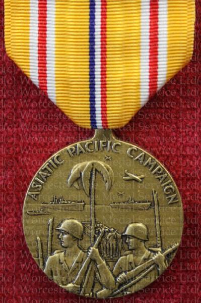 Worcestershire Medal Service: USA - Asiatic Pacific Campaign