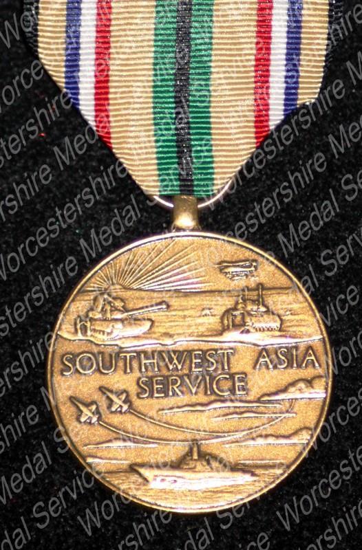 Worcestershire Medal Service: USA - South West Asia Service Medal
