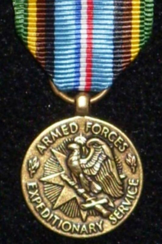 Worcestershire Medal Service: USA - Armed Forces Expeditionary