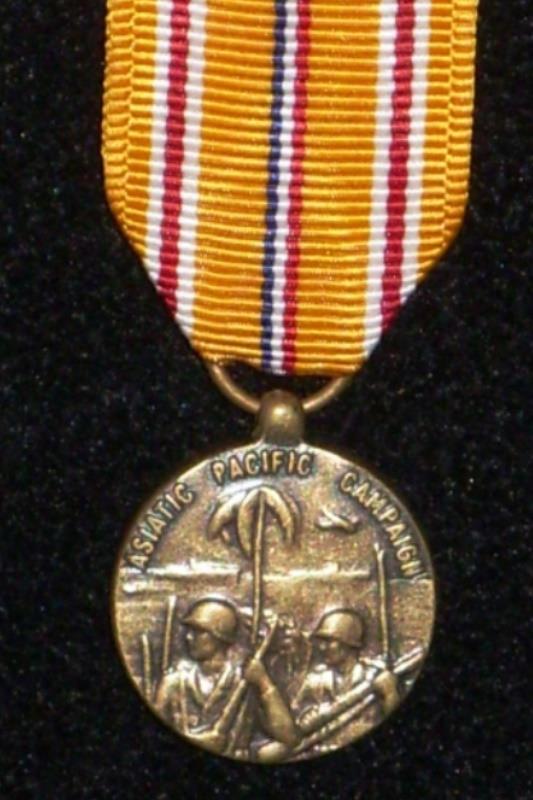 USA - Asia Pacific Campaign Medal Miniature Medal