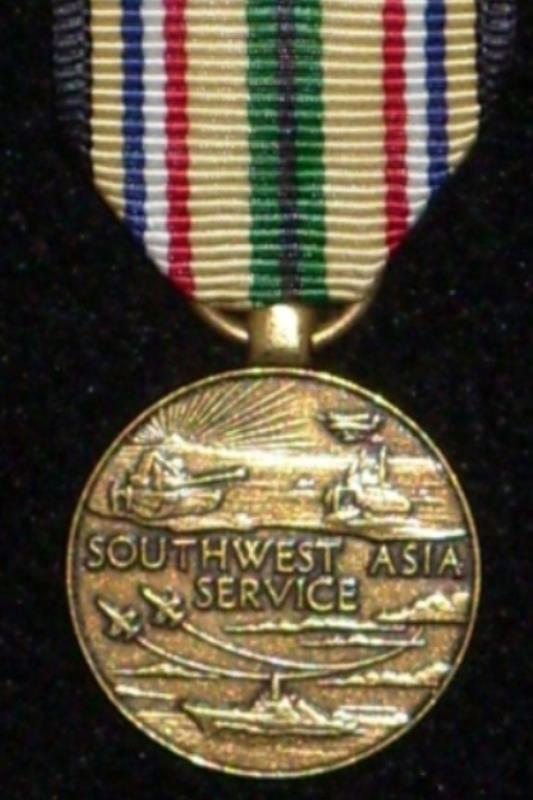 Worcestershire Medal Service: USA - Southwest Asia Service