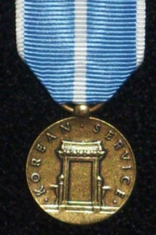 Worcestershire Medal Service: USA - Korea Service Medal