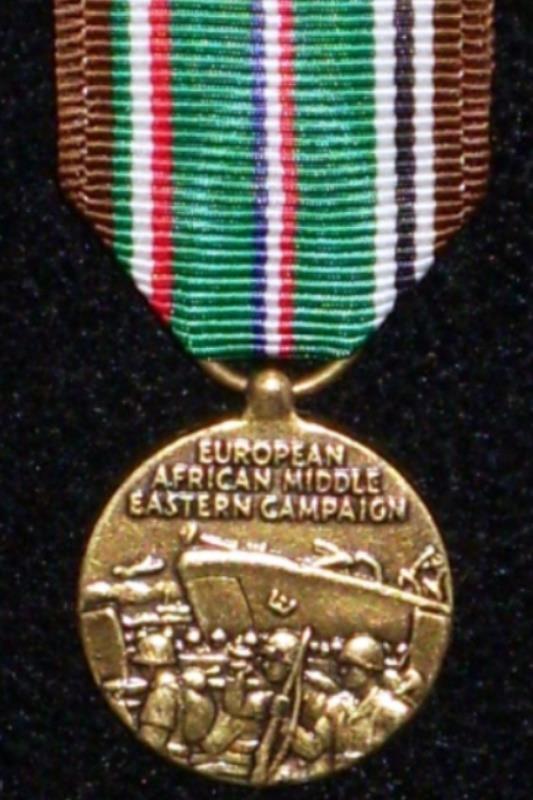 Worcestershire Medal Service: USA - Europe Africa Middle Eastern Campaign
