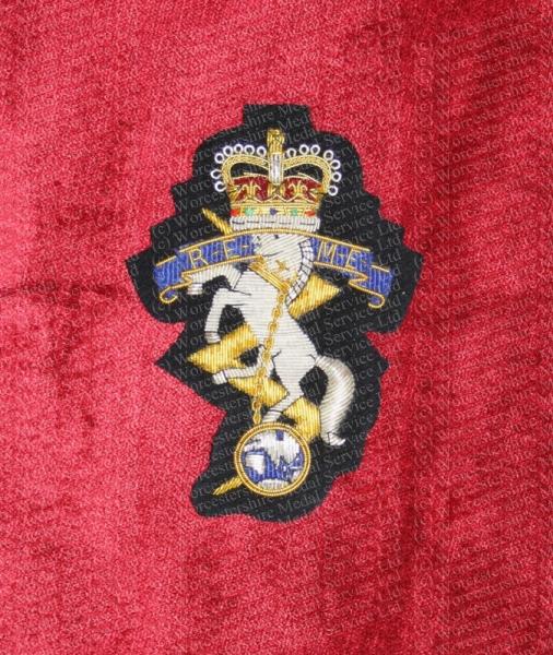 Worcestershire Medal Service: REME QC Wire Blazer Badge Shaped Cut
