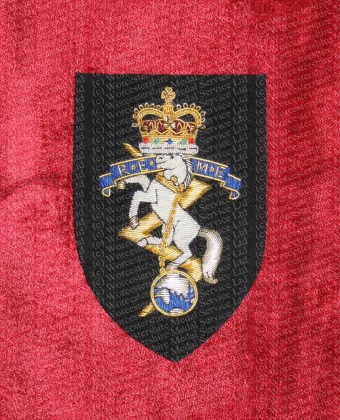 Worcestershire Medal Service: REME (shield) Black Wire Blazer Badge