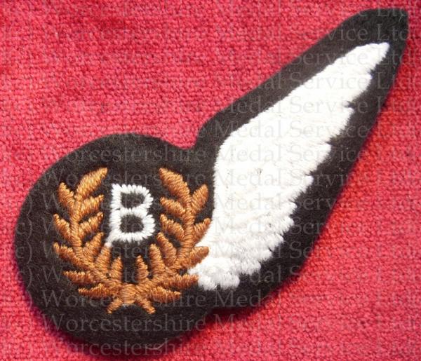 Worcestershire Medal Service: RAF Half Wings - B