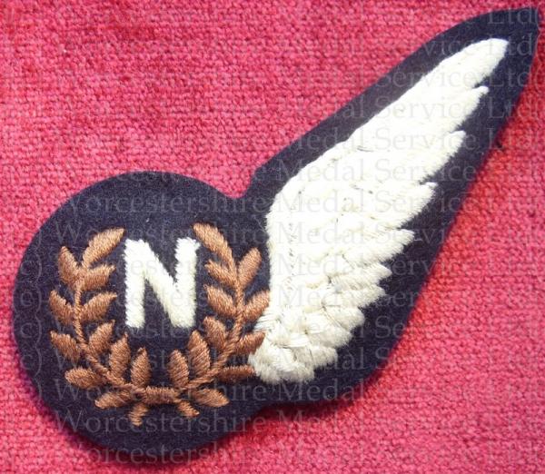 Worcestershire Medal Service: RAF Half Wings - N