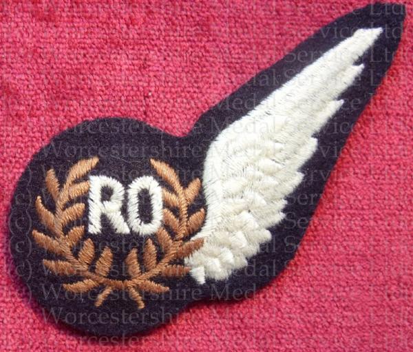 Worcestershire Medal Service: RAF Half Wings - RO