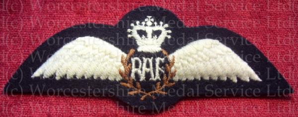 Worcestershire Medal Service: RAF Pilots Wings - QC